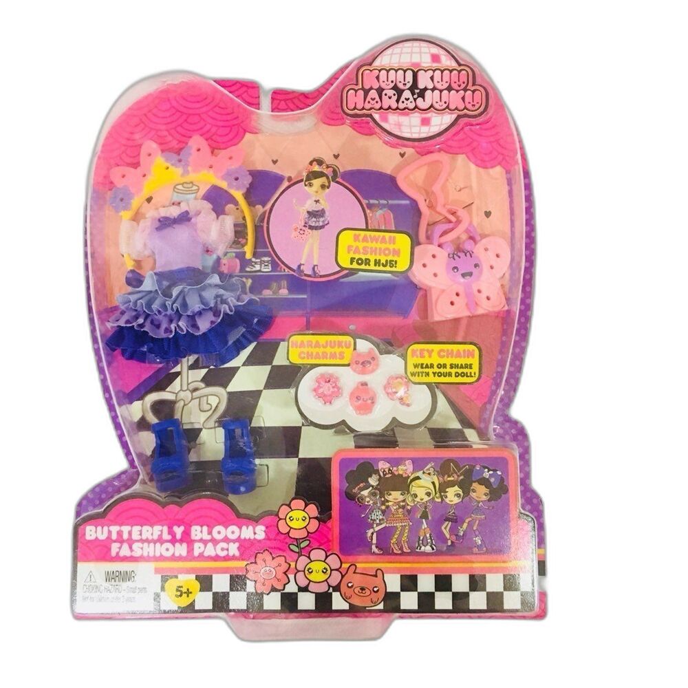Kuu Kuu HaraJuku Butterfly Blooms Fashion Pack Purple Outfit
